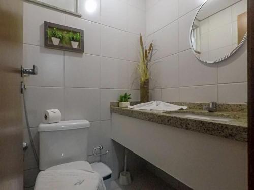 Ένα μπάνιο στο Scopa Beach Pé na Areia 100m Beach Park 3 Suítes