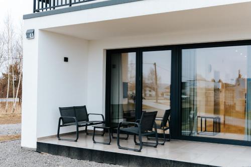 Balkoni atau teres di Apart Home Raba Wyżna