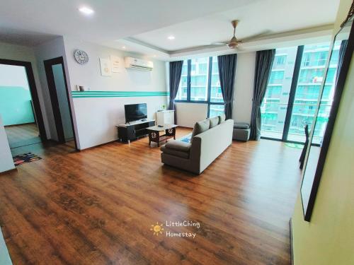 Χώρος καθιστικού στο Little ching homestay vivacity jazz 3