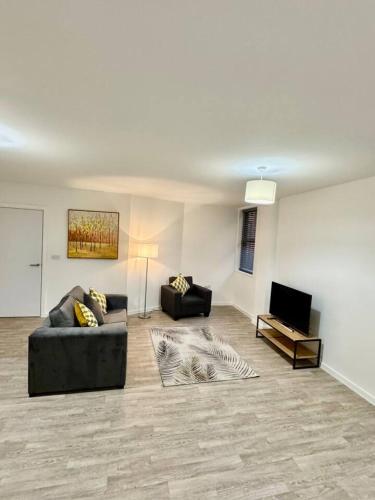 Khu vực ghế ngồi tại Waterside place apartment