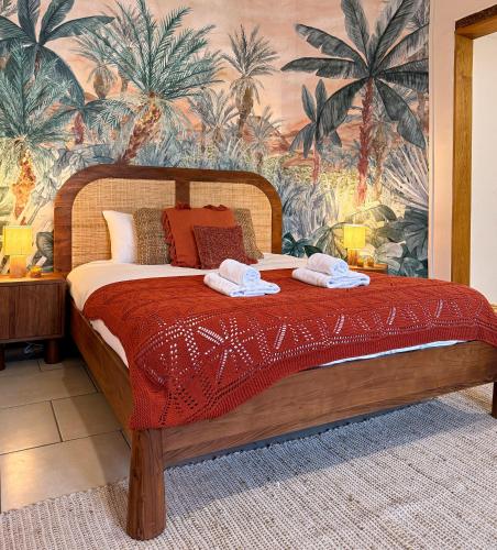Una cama o camas en una habitación de Studio Bali en hyper centre by PrimoConciergerie