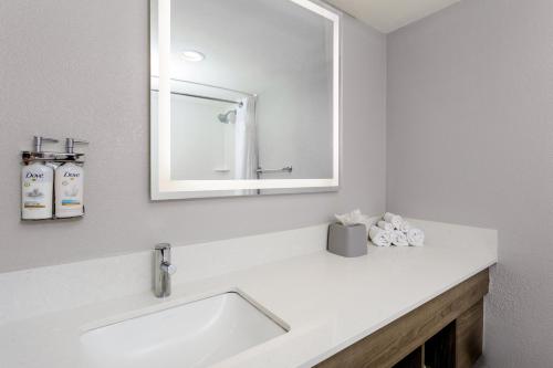 Koupelna v ubytování Holiday Inn Express & Suites Oceanfront Daytona Beach Shores by IHG