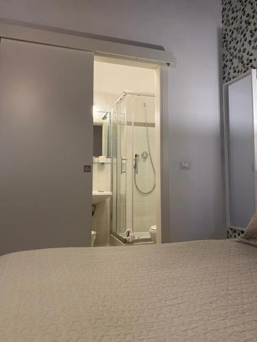 Koupelna v ubytování Hotel Nella