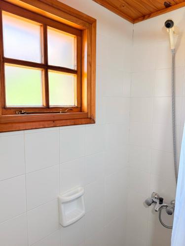 Ein Badezimmer in der Unterkunft Hostería Bärenhaus