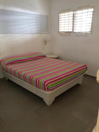 Cama o camas de una habitación en Hotel Casa Robinson