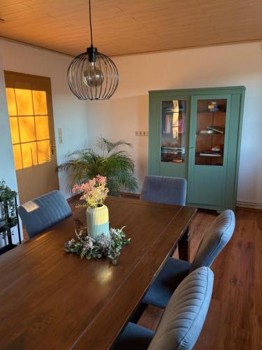 Posezení v ubytování Ferienhaus am Bückeberg mit Brockenblick