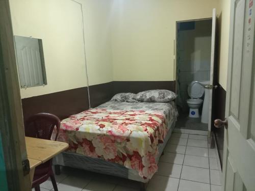 Postel nebo postele na pokoji v ubytování HOTEL EL EDEN