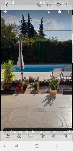 F1 Moderne avec Piscine privée et Vue sur le Garlaban