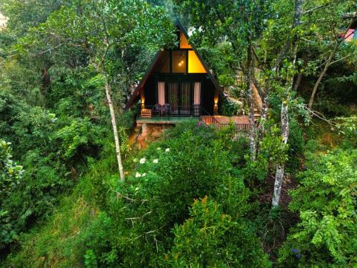 Zahrada ubytování Water Side Cabin