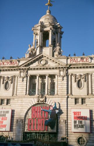 a building with a sign in front of it at easyHotel Victoria in London