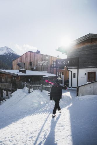 Grünwald Resort Sölden v zimě