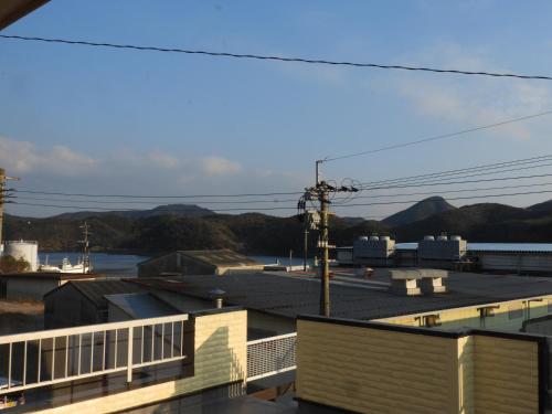 a view from the roof of a building at 一棟貸切の宿 えんの家 in Tsushima