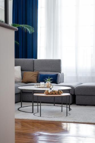 Χώρος καθιστικού στο Appartement d'exception en plein coeur de Caen
