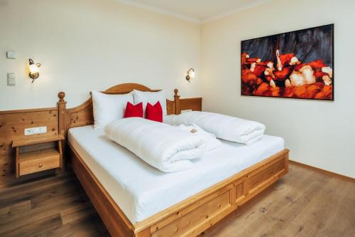 Hotel Garni am Sonnbergにあるベッド