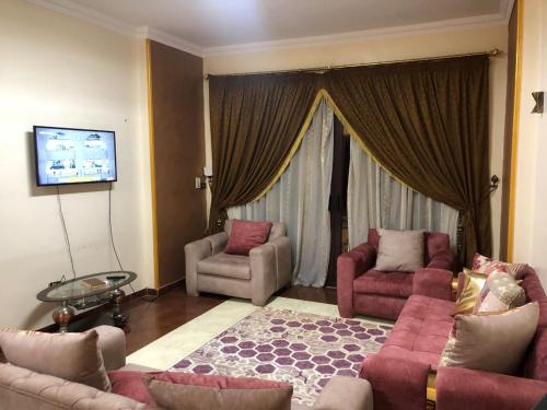 شقه مفروشه فخمه بجوار جامعه المنصوره