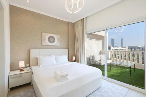 Livbnb - Homey 1B with Spacious Terrace in District 14, JVC