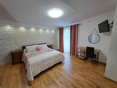 Postel nebo postele na pokoji v ubytování Il Geranio B&B