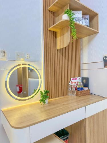 Kuchyň nebo kuchyňský kout v ubytování La Min Hotel - Đảo Phú Quý
