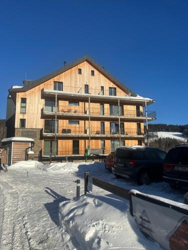 冬天的Apartmán Janské Lázně