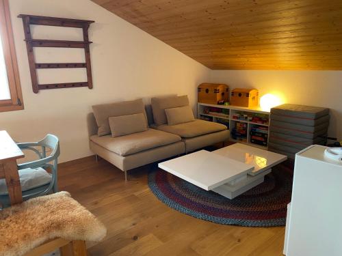 Area soggiorno di Chalet Seeblick