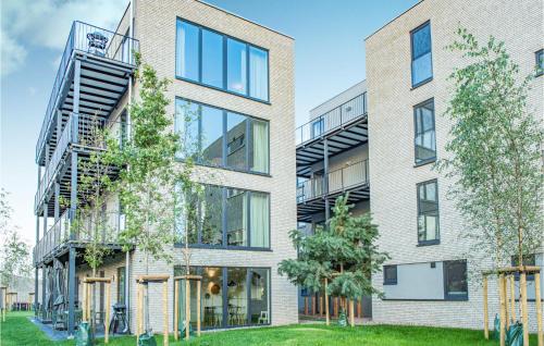 an exterior view of an apartment building at Penthouse Comfort in Lembruch