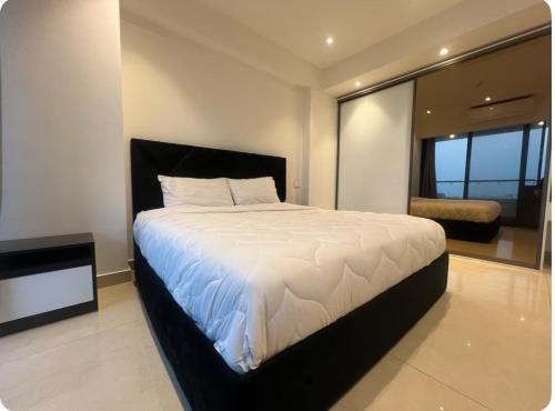 เตียงในห้องที่ Solaris