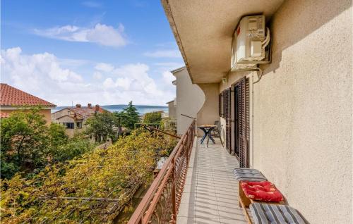 Stunning Apartment In Novi Vinodolski With Wifi