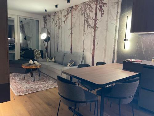 Zona de estar de Apartment A 2-4 in Aparthotel Vucko