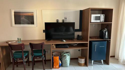Kuchyň nebo kuchyňský kout v ubytování Apartamento em Resort Tree Bies