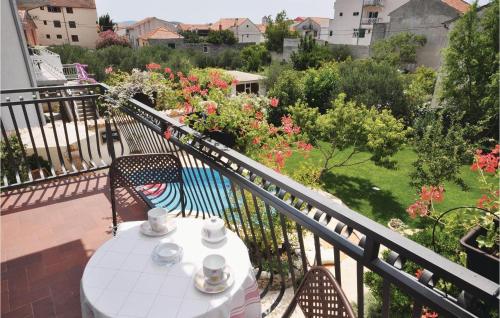 En balkon eller terrasse på Apartment Vodice 19