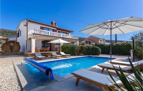 Nice Apartment In Punat With Sauna