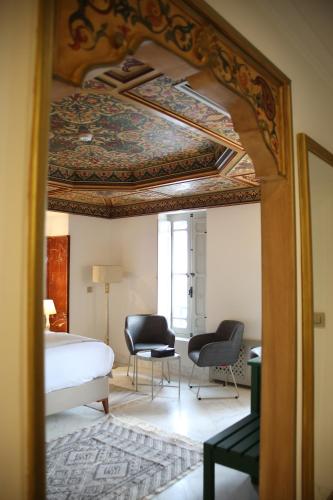 Posezení v ubytování La Menara Hotel & SPA