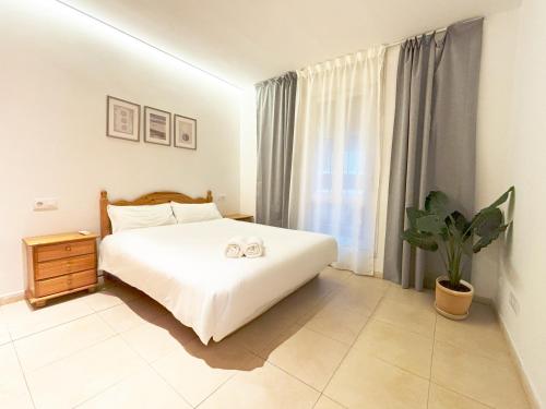 Habitaciones en alojamiento con patio