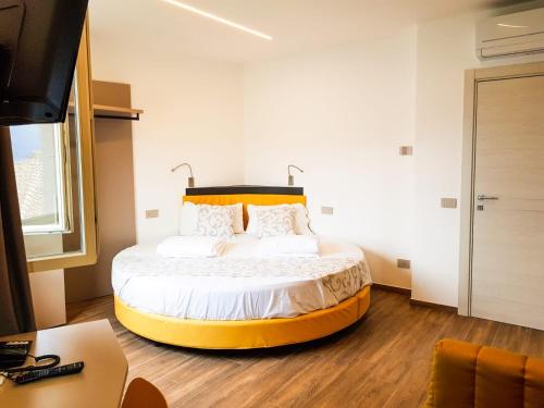 Cama o camas de una habitación en Hotel Pace