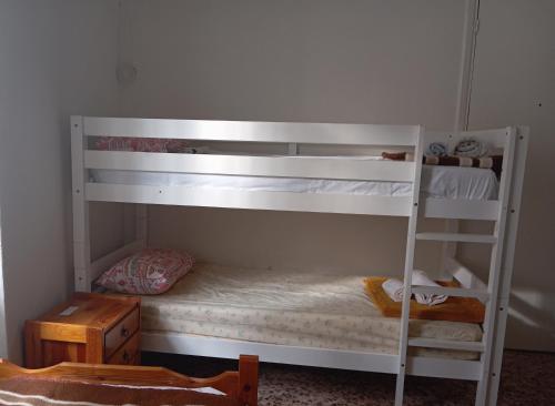 White Bunk Bed in dorm 5' from metro