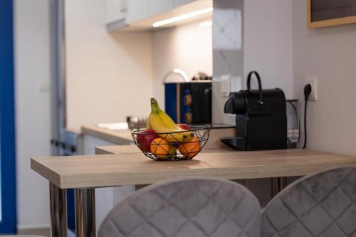 Η κουζίνα ή μικρή κουζίνα στο Halcyon Days Maisonettes Nafpaktos