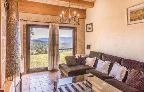 A seating area at Beautiful Home In Sant Miquel Daro