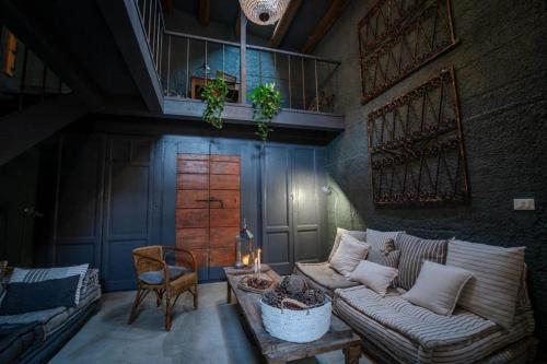 Χώρος καθιστικού στο Casa Ricciardi