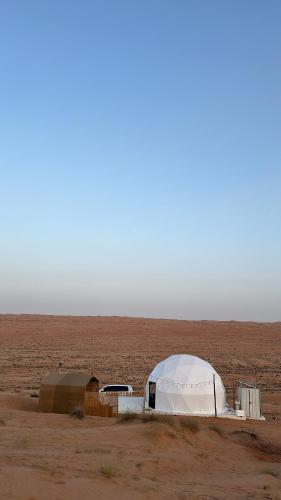 Paisaje cerca de este tented camp