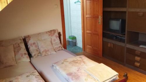 TV a/nebo společenská místnost v ubytování Kerámiapark Guesthaus