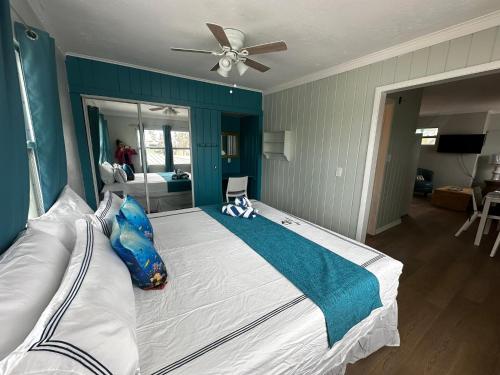 Playa Esmeralda Suite 3にあるベッド