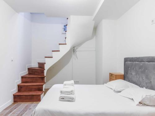 Postel nebo postele na pokoji v ubytování Superb souplex apt 2P - Mairie de Neuilly