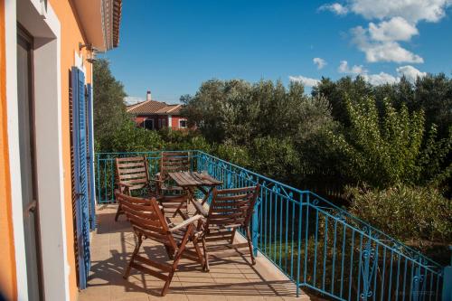 Μπαλκόνι ή βεράντα στο Leventis Villas Complex with Sharing Pool