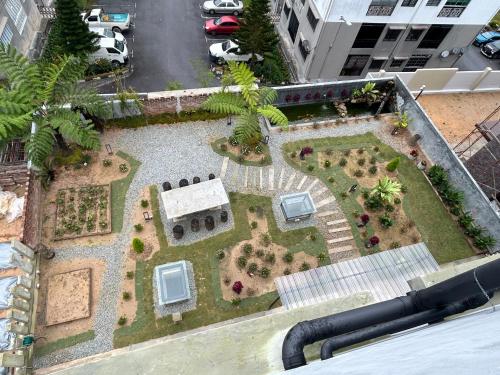 a model of a garden on top of a building at Silvan Garden Cameron Highlands in Tanah Rata