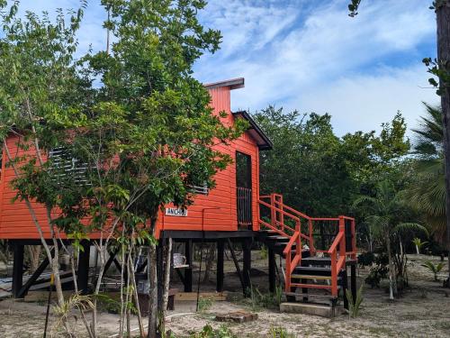 Zahrada ubytování Palmento Grove Garifuna Eco-Cultural & Healing Institute