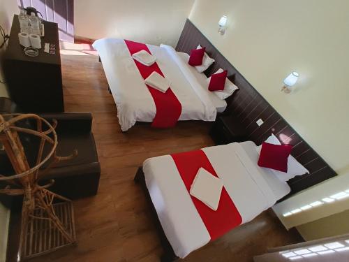 Rúm í herbergi á Hotel My Dream