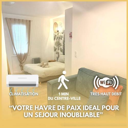 Nid douillet Cosy T2 quartier haut centre-ville