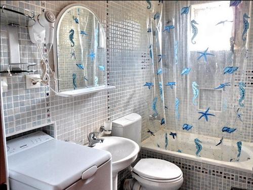 Ένα μπάνιο στο Apartments Maris