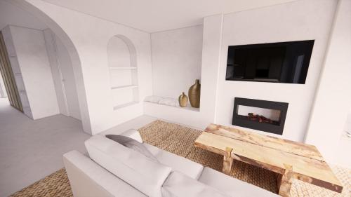 Televízia a/alebo spoločenská miestnosť v ubytovaní Apartment Marbella - Puente Romano Area