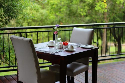 Balkoni atau teres di La Villa Spa